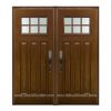 Oak Craftsman Panel 3 - Fiberglass double door-1
