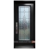 Steel Single Door Full Glass Erie Black Richmond Hill