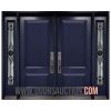 Steel Double door with two sidelites GOTICO Blue Milton