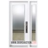 Single steel Door one sidelite URBAN LIGHT 005 Full White Newmarket