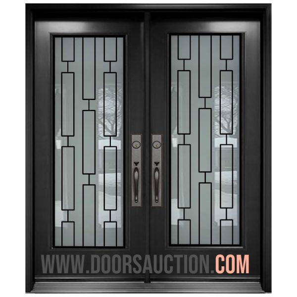 V-Zan Steel Double Door Full Dark Gray Hamilton