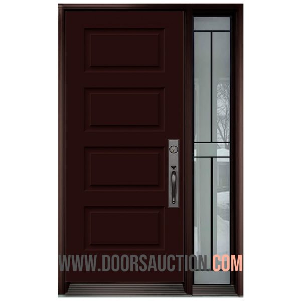 Soho Single Door - One Sidelite Full No Glass CALIBEX Dark Brown Richmond Hill