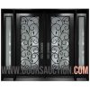Double Door with two sidelites Catalina Black Richmond Hill