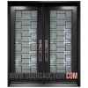 Steel Double Door Santa-Monica Dark Gray Woodbridge