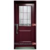 Single Steel Door- Lite Listral- Half Red