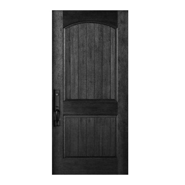 Mahogany Grain Fiberglass Door MAH-RP-1