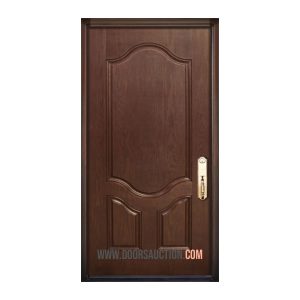 Oak Fiberglass door Curved 3 Panel WG-C3P-D