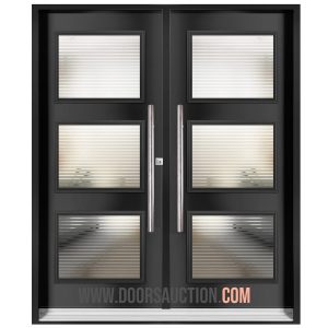 Modern double door - with pull bar Handel Sigma-6 Linea