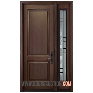 Fiberglass Single door one sidelte - English oak Modexa Brampton