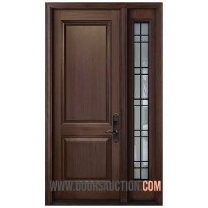 Fiberglass door Oak grain Brown -Serenne Brampton