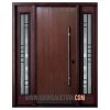 Fiberglass single door OAK Grain 1P Red - Modexa glass Oakville