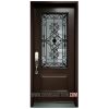 Single Steel Door 3 Quarters Port Stanly Dark Brown Brampton