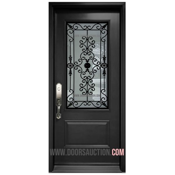 Single Steel Door 3 Quarters Port Stanly Dark Gray Mississauga