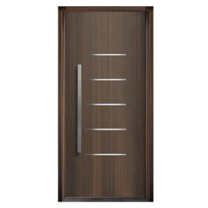 Venus Mahogany Fiberglass Modern door - Dark Walnut Brampton