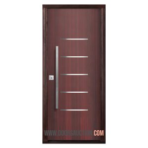 Venus Mahogany Fiberglass Modern door - Red Toronto