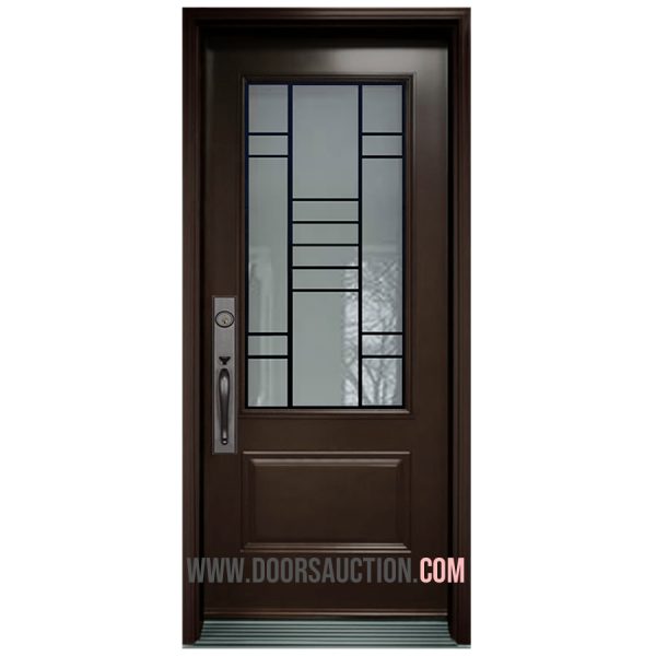 Single steel Door 3 Quarters Modexa Brown Brampton