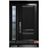 Single Door - One Sidelite Full Black Selene Hybrid Toronto