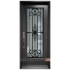 Steel Single Door Full glass - Gray GOTICO Brampton