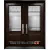Steel Double Door 3 Quarters - Dark Brown Chanelle Toronto