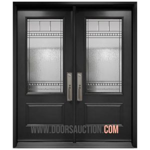 Steel Double Door 3 Quarters Dark Gray Chanelle Oakville