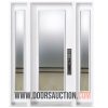 Steel Single Door with 2 Sidelites URBAN LIGHT 005 Dark White Scarborough