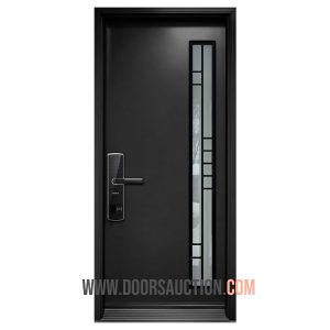 Single Steel Modern Door Modexa Dark Grey Brampton
