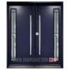 Steel Double Modern Door Blue CALIBEX Brampton