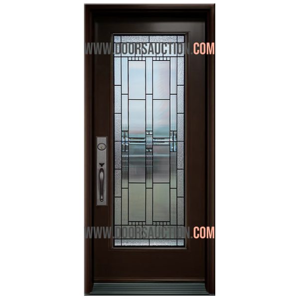 Steel Single Door Full Nettilling Brown Toronto