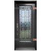 Steel Single Door Full Nettilling Gray Hamilton