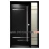 Uranus Steel Single door one sidelite Black Brampton