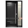 Uranus Steel Single door one sidelite Dark Gray Vaughan