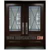 Double Steel Door 3 Quarters CALIBEX Dark Brown Richmond Hill