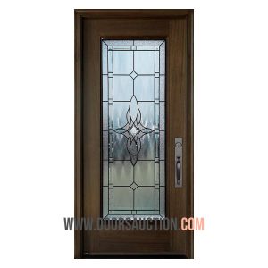 Mahogany Manchester Single Door Claire - Walnut Brown Brampton