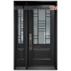 Single steel Door One Sidelite 3 Quarter Modexa Dark Gray Vaughan