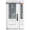 Single steel Door One Sidelite 3 Quarter Modexa White Richmond Hill