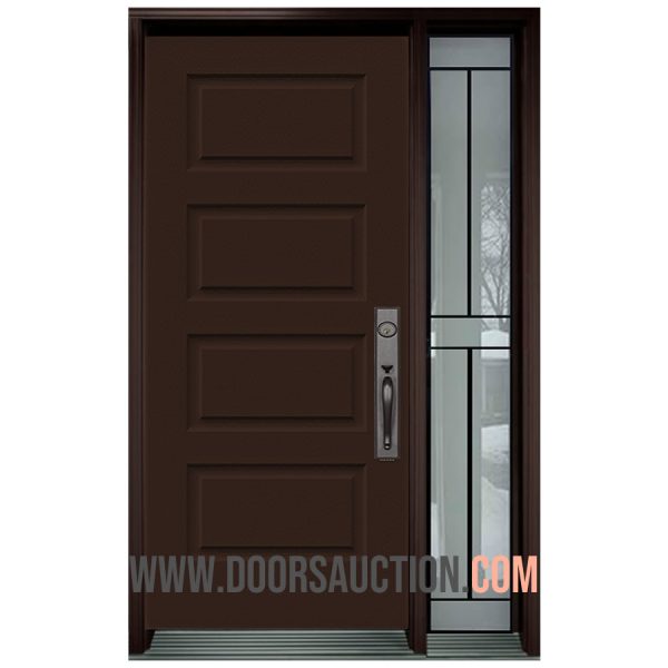 Soho Single Door - One Sidelite Full No Glass CALIBEX Brown Mississauga