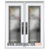 Steel Double Door Full Jardin White Toronto