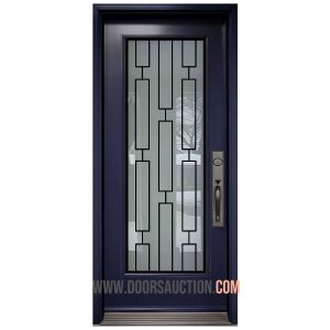 Steel Single Door Full V-Zen Blue Toronto