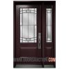 Steel Single Door One Sidelite Ashbourne 3 Quarter Brown Oshawa