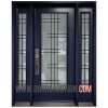 Steel Single Door with 2 Sidelite Serenne Blue Toronto