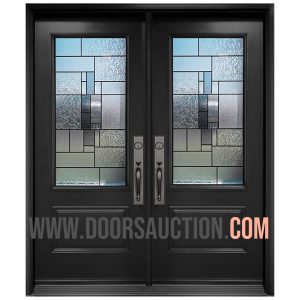 Steel Double Doors 3 Quarters MACKAY Gray Toronto