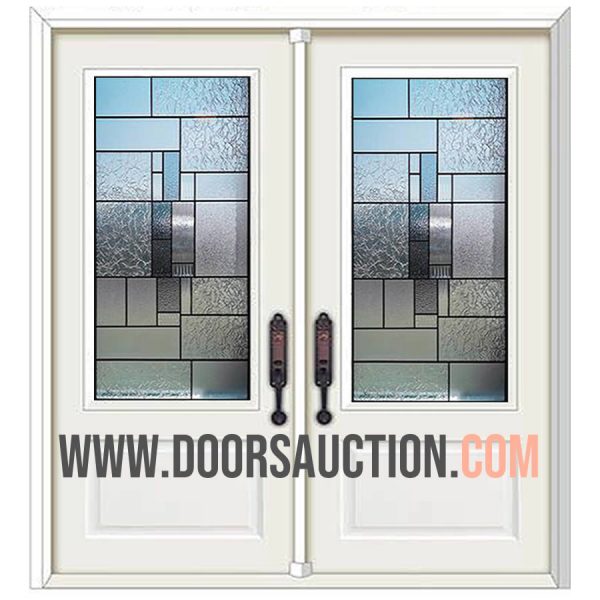 Steel Double Door 3 Quarters MACKAY White Vaughan