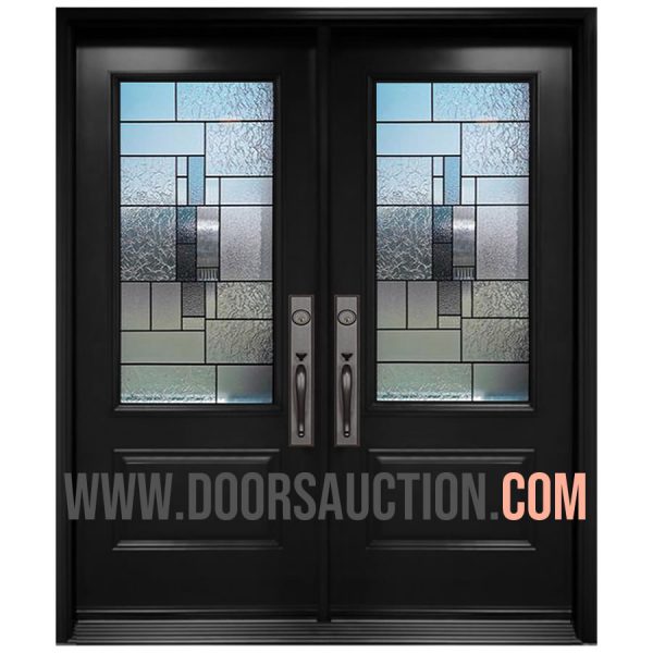 Steel Double Door 3 Quarters MACKAY Black Mississauga