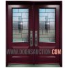 Steel Double Door 3 Quarters MACKAY Burgundy Markham