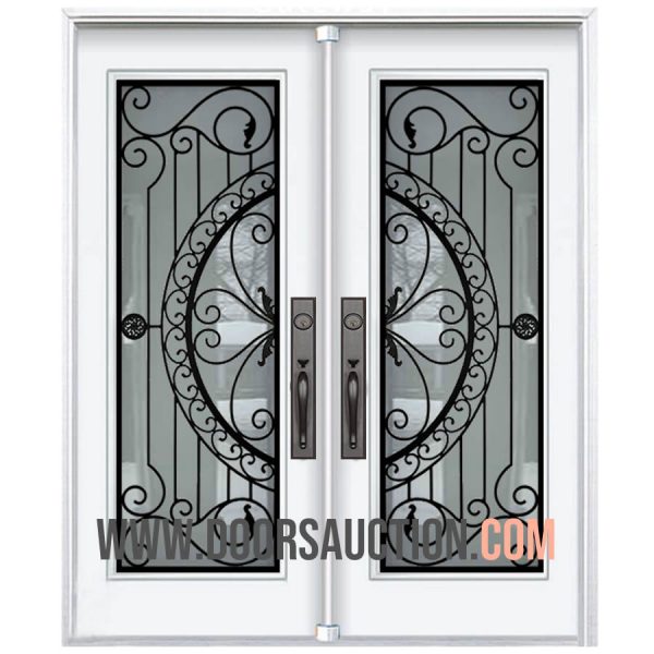 Steel Double Door Regent White Brampton