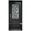 Steel Single Door 3 Quarters Catalina Dark Gray Brampton