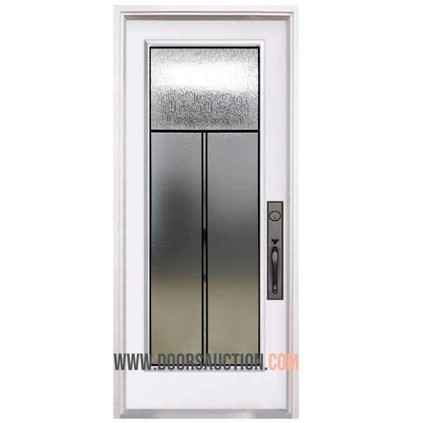 Steel Single Door Full Urban Light3 White Mississauga