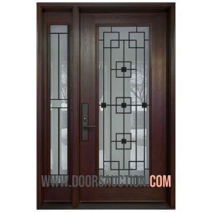 Fiberglass Single Door one sidelite San-Francisco Brampton