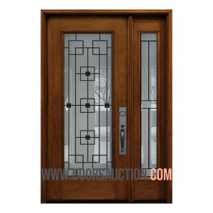 Oak Fiberglass Single Door one sidelite San-Francisco Toronto