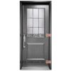 Single Steel Door- Lite Listral- Half Gray